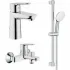Готовый комплект для ванной комнаты GROHE Tempesta, хром (NB0004-1) Готовый комплект для ванной комнаты GROHE Tempesta, хром (NB0004-1)