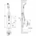 Душевая панель GROHE Aquatower 2000, настенный монтаж, хром (27017000) Душевая панель GROHE Aquatower 2000, настенный монтаж, хром (27017000)