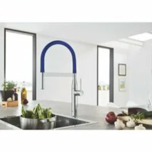 Гибкий шланг GROHE GROHFlexx для смесителя Essence, синий (30321TY0) Гибкий шланг GROHE GROHFlexx для смесителя Essence, синий (30321TY0)