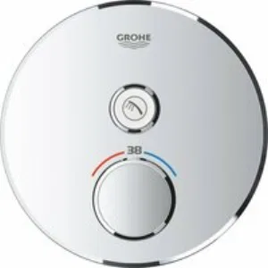 Внешняя часть термостата для душа GROHE Grohtherm SmartControl на 1 потребителя, хром (29118000) Внешняя часть термостата для душа GROHE Grohtherm SmartControl на 1 потребителя, хром (29118000)