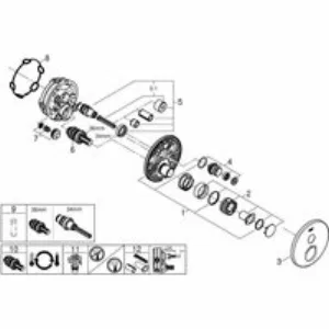 Внешняя часть термостата для душа GROHE Grohtherm SmartControl на 1 потребителя, хром (29118000) Внешняя часть термостата для душа GROHE Grohtherm SmartControl на 1 потребителя, хром (29118000)