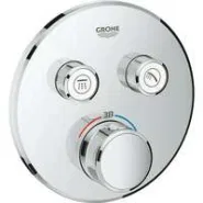 Внешняя часть термостата для душа GROHE Grohtherm SmartControl на 2 потребителя, круглая, хром (29119000)