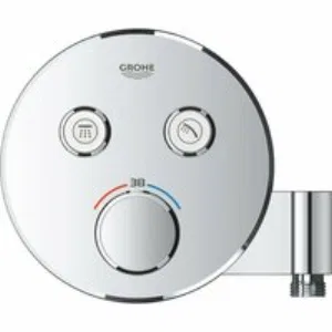 Внешняя часть термостата для душа GROHE Grohtherm SmartControl на 2 потребителя, хром (29120000) Внешняя часть термостата для душа GROHE Grohtherm SmartControl на 2 потребителя, хром (29120000)