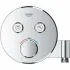 Внешняя часть термостата для душа GROHE Grohtherm SmartControl на 2 потребителя, хром (29120000) Внешняя часть термостата для душа GROHE Grohtherm SmartControl на 2 потребителя, хром (29120000)