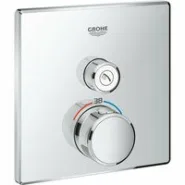 Внешняя часть термостата для душа GROHE Grohtherm SmartControl на 1 потребителя, хром (29123000)