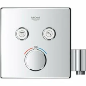 Внешняя часть термостата для душа GROHE Grohtherm SmartControl на 2 потребителя, хром (29125000) Внешняя часть термостата для душа GROHE Grohtherm SmartControl на 2 потребителя, хром (29125000)