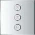 Внешняя часть переключателя потоков GROHE Grohtherm SmartControl на 3 положения, квадратная, хром (29127000) Внешняя часть переключателя потоков GROHE Grohtherm SmartControl на 3 положения, квадратная, хром (29127000)