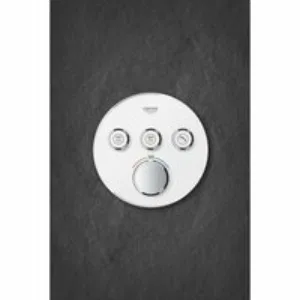 Внешняя часть термостата для душа GROHE Grohtherm SmartControl на 3 потребителя, белая луна (29904LS0) Внешняя часть термостата для душа GROHE Grohtherm SmartControl на 3 потребителя, белая луна (29904LS0)