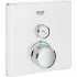 Внешняя часть термостата для душа GROHE Grohtherm SmartControl на 1 потребителя, белая луна (29153LS0) Внешняя часть термостата для душа GROHE Grohtherm SmartControl на 1 потребителя, белая луна (29153LS0)