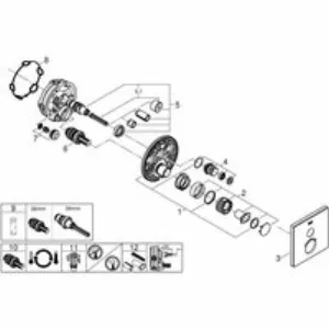 Внешняя часть термостата для душа GROHE Grohtherm SmartControl на 1 потребителя, белая луна (29153LS0) Внешняя часть термостата для душа GROHE Grohtherm SmartControl на 1 потребителя, белая луна (29153LS0)