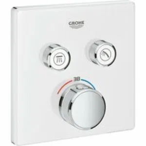 Внешняя часть термостата для душа GROHE Grohtherm SmartControl на 2 потребителя, белая луна (29156LS0) Внешняя часть термостата для душа GROHE Grohtherm SmartControl на 2 потребителя, белая луна (29156LS0)