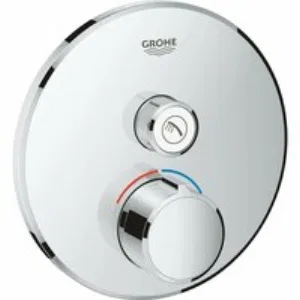 Внешняя часть смесителя для душа GROHE SmartControl круглая, на 1 потребителя, хром (29144000) Внешняя часть смесителя для душа GROHE SmartControl круглая, на 1 потребителя, хром (29144000)
