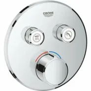 Внешняя часть смесителя для душа GROHE SmartControl круглая, на 2 потребителя, хром (29145000)