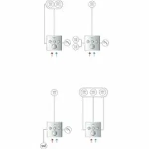 Внешняя часть смесителя для душа GROHE SmartControl круглая, на 3 потребителя, хром (29146000) Внешняя часть смесителя для душа GROHE SmartControl круглая, на 3 потребителя, хром (29146000)