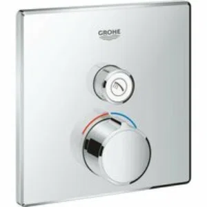 Внешняя часть смесителя для душа GROHE SmartControl квадратная, на 1 потребителя, хром (29147000) Внешняя часть смесителя для душа GROHE SmartControl квадратная, на 1 потребителя, хром (29147000)