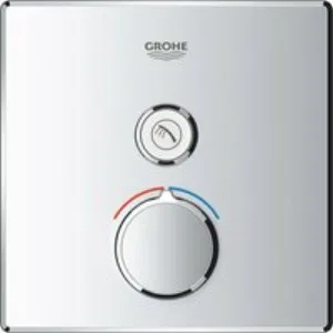 Внешняя часть смесителя для душа GROHE SmartControl квадратная, на 1 потребителя, хром (29147000) Внешняя часть смесителя для душа GROHE SmartControl квадратная, на 1 потребителя, хром (29147000)